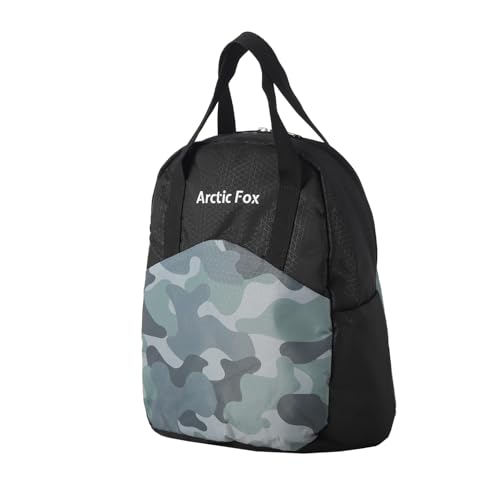 Image of Arctic Fox Troop Printed Sea Spray Hexa Lunch Bag (Sea Spray)