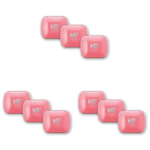 Image of Impact Mints Sugar-free Mints Peach Flavor (Pack of 9) 14g each, for everlasting & pleasant breath, product of Germany, pocket-friendly Mints in classic Tin packaging