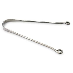 Tongschraper van roestvrij staal.