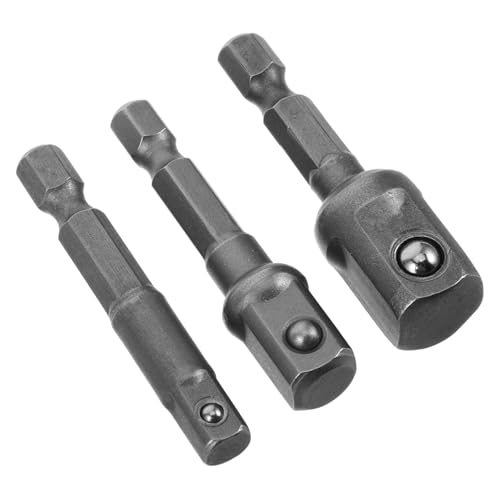 SOPOTUTU 3pezzi Adattatore Per Mandrino Da Punta Per Trapano Avvitatore Bussola Elettrica Di Adattatori Per Punta Per Trapano Percussione Adattatore Per Bussola Gambo Utensile Di Estensione