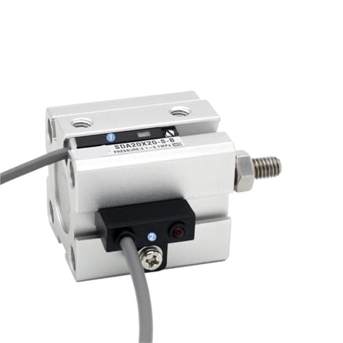 Vérin pneumatique double effet SDA32-B compact course 50 mm alésage 32