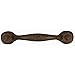 Hickory Hardware 1 Pack Solid Core Kitchen Cabinet Pulls, Luxury Cabinet Handles, Hardware for Doors & Dresser Drawers, 3 Inch Hole Center, Rustic Iron, Refined Rustic Collection