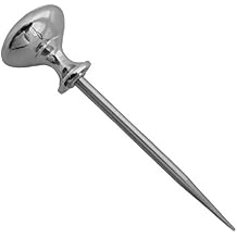 Hybrid Marlin Spike Lacing Needle Tool for 550# Paracord, Leather, Other Cords Chrome Handle
