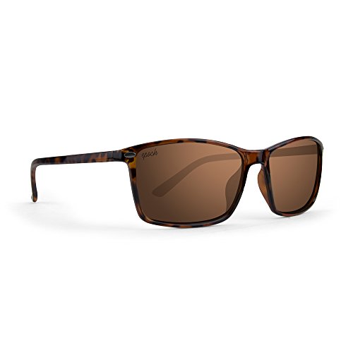 Armação de tartaruga esportiva Epoch 11 com óculos de sol espelhados, Hc Brown Polarized, Adult