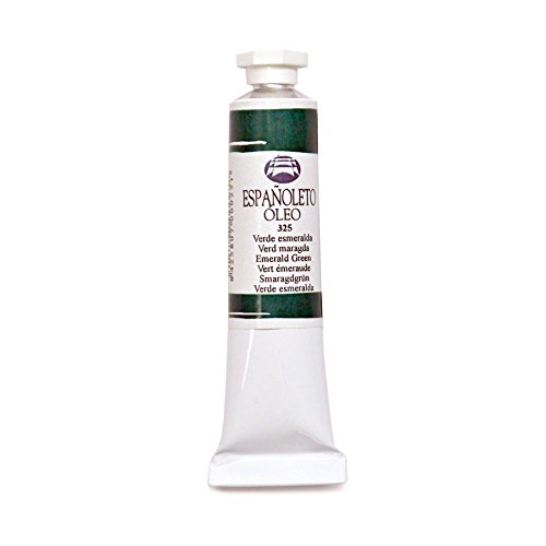 Lienzos Levante Óleo Españoleto Tubo de Pintura, Verde (325 Verde Esmeralda), 20 ml