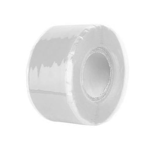 Generic - Super Strong Waterproof Tape Stop Leaks Seal Repair Tape Performance Self-Fluxing Silicone Tape Adhesive Insulating Duct Tapes White, 1.5M US, normal
