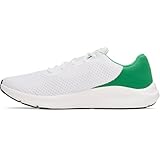 Under Armour Men's Charged Pursuit 3, (112) White/Team Kelly Green/Black, 10.5, US