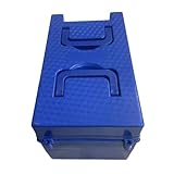 Aymzbd Caja para Batería Eléctrica Caja Contenedora de Batería para Bicicleta Eléctrica Estuche Portátil con Protección contra Agua Y Polvo Adecuada para Veh, Azul