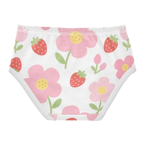 GuoChe Triangle Panties Elastic Waistband Panties Comfort Underwear for Toddler Girls in Sizes 2T,3T, 4T, 5T, 6Y and 8Y2
