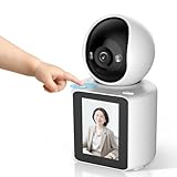 【ワンタッチコール機能・ビデオ通話】WEILAILIFE 防犯カメラ ネットワークカメラ Wi-Fiカメラ 防犯カメラ ペットカメラ ドームカメラ 見守りカメラ 屋内 工事不要 ワイヤレス