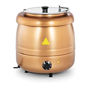 Royal Catering RCST-9401 Soepketel 10 l Roestvrij staal 400 W Elektrische soepketel Soepverwarmer temperatuurbereik 35…