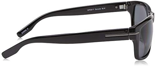 Foster Grant Men's Senate Square Reading Sunglasses, Black/Transparent, 57 mm, +1.00