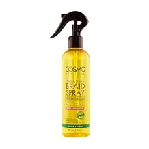 Cosmo Soft & Shine Extra Shine Hair Braid Spray 8.4 fl.oz - 250ml, Conditioner, Reduces Hair Breakage, Help Relieve Dryness & itching, Paraben-Free, Sulfates Free, Silicone Free, Hair Spray, Hair Care