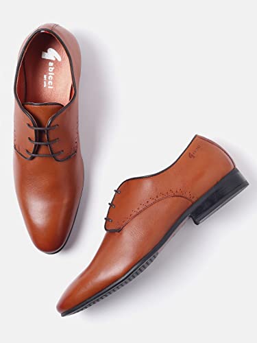 Image of Gabicci Cameron Leather Lace-up Formal Shoes for Men|1202|