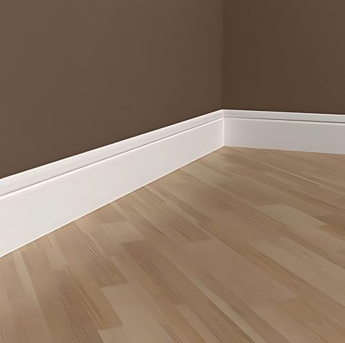 Plinthe Profhome 153108 en mousse de polyuréthane rigide de 200 cm arrondi - 5