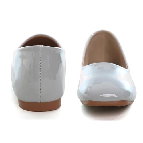 Image of Dear Time Women's Casual Foldable Ballet Flats Square Toe Ballerina Flats Shoes Comfortable