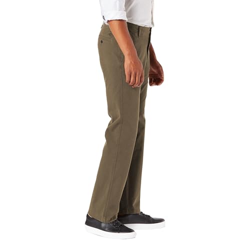 Dockers® Men's Straight Fit Ultimate Chino With Smart 360 Flex (Regular and Big & Tall), Leather, 40W x 32L by DOCKERS - Used condition - Image 2