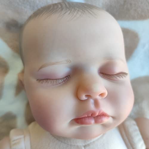 Uffae Reborn Baby Doll - 20" Sleeping Realistic Girl With Cloth Body, Lifelike Newborn Gift Set For Kids 3+ #TOP3