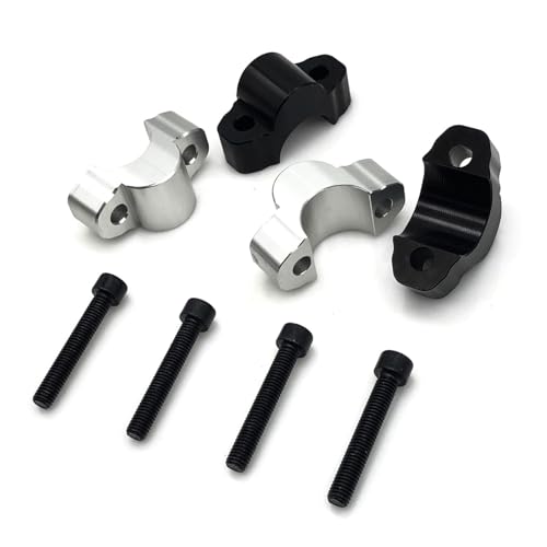 Rehausseurs barre guidon moto argentés pour Tenere 700 adaptateur de serrage ergonomique