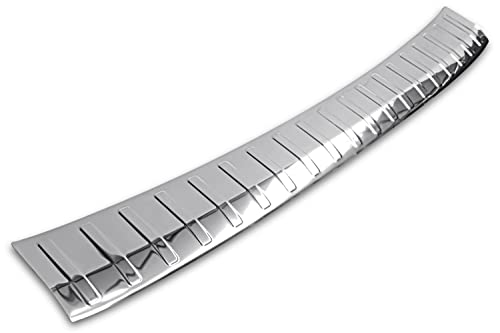 Protection de seuil de Chargement en Acier Inoxydable chromé - Compatible avec Peugeot 308 II SW - Année de Construction à partir de 2013 - Qualité supérieure RECAMBO