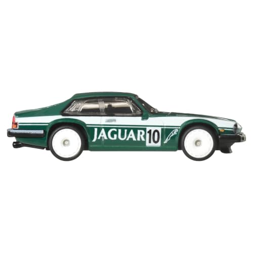 Image of Hot Wheels Premium Car Culture Collectible Toy Car, 1:64 Scale Die-Cast Jaguar XJS, Eurospeed Vehicle with Real Riders Tires