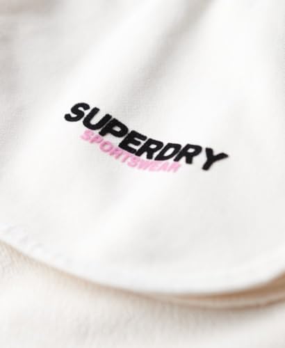 Superdry Para Mujer. W7110416A PantalóN Corto Sportswear Racer Blanco Roto (L), Casual, AlgodóN - 3