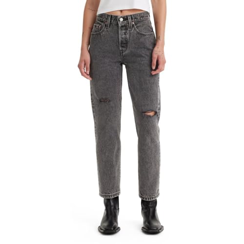 Levi's Women's 501 Crop Jeans, Sophisticated Lady, Black, 28