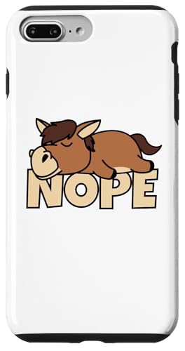 Lazy Pony Horse Foal Not Today Nope �X�}�z�P�[�X iPhone 7 Plus/8 Plus �p