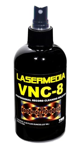 Lasermedia Vinyl Record Cleaning Solution Fluid Professional Residue Free 8 Oz (237 ML) Spray Bottle...