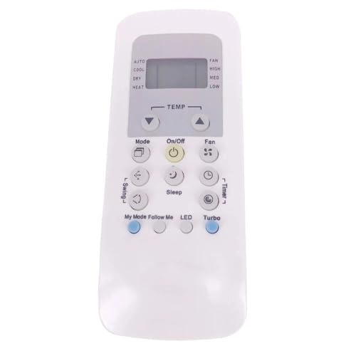 Télécommande pour climatiseur RG56N/BGEF en remplacement blanc