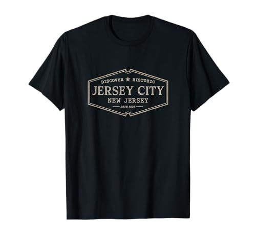 Jersey City New Jersey | Storico Jersey City NJ Maglietta