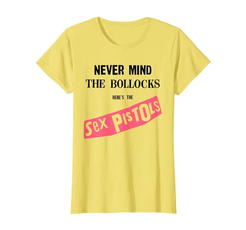 Sex Pistols Official Never Mind The Bollocks Yellow T-Shirt