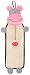 PetPurifiers Natural Sisal & Jute Hanging Carpet Kitty Cat Scratcher with Toy44; Pink & Grey - One Size