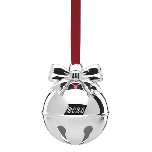 Lenox 897124 2025 Jingle Bell Silverplate Ornament, Christmas, Holiday Decorations Lenox 897124 2025 Jingle Bell Silverplate Ornament, Christmas, Holiday Decorations