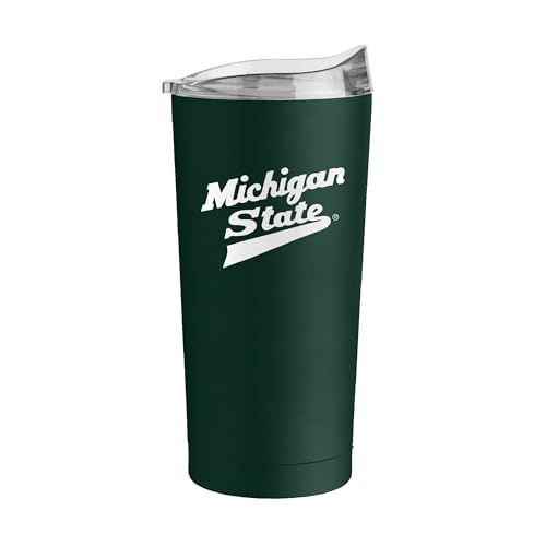 Image of Logo Brands NCAA 20 oz Powder Coat Stainless Tumbler -Double-Wall Insulated Everday Tumbler for Hot or Cold Drinks, High Lip Lid, Team Color