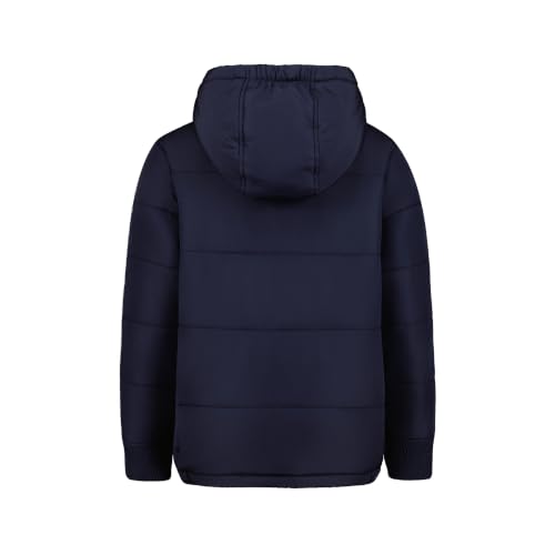 Image of Nautica Boys' Heavyweight Hooded Bubble Jacket With Polar Fleece Lining