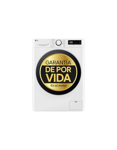 LG F4DR6011AGW - Lavadora Secadora Inteligente, 11/6kg, AI Direct Drive, 1400rpm, Carga Frontal, TurboWash 360º, Vapor Steam, Serie 600, Blanco LG F4DR6011AGW - Lavadora Secadora Inteligente, 11/6kg, AI Direct Drive, 1400rpm, Carga Frontal, TurboWash 360º, Vapor Steam, Serie 600, Blanco