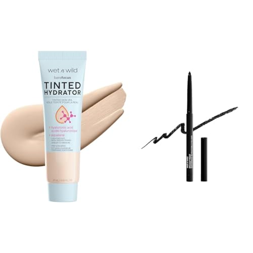 wet n wild maquillaje hidratante y delineador negro miniatura 1