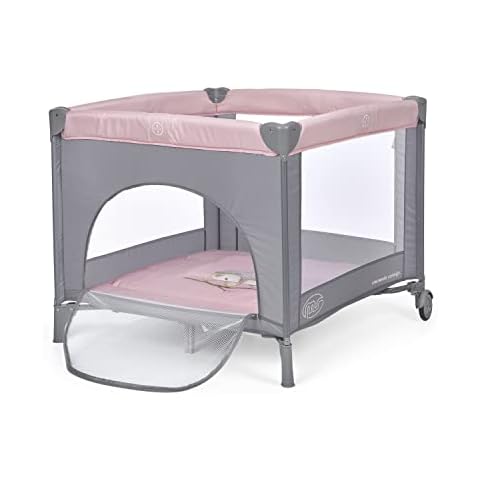 Parque de Juegos MS 830112 para Bebe 3 Piezas Rosa Cover