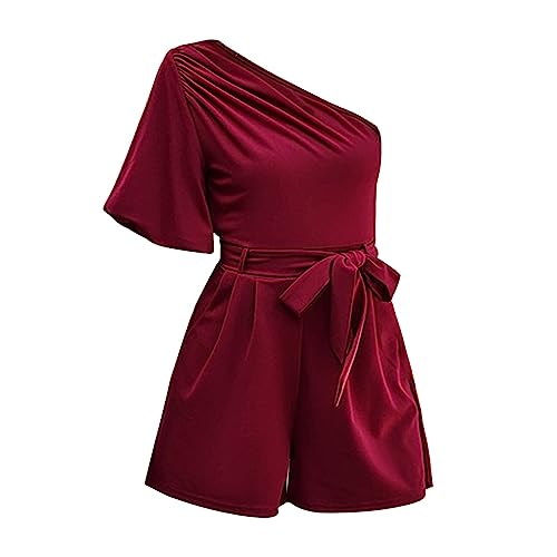 Combinaison d'été chic rouge en taille S pour vos soirées