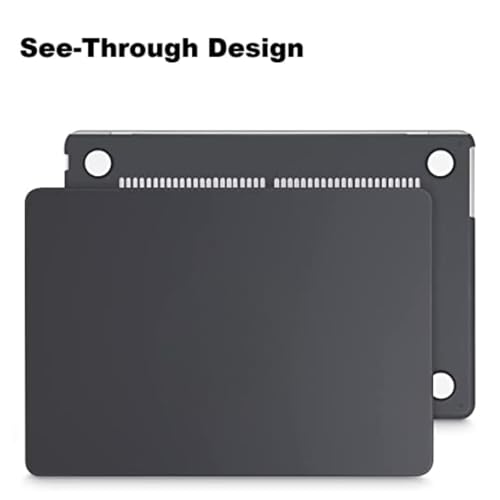 Image of TechTrendz Case for MacBook, Plastic Hard Shell Case Cover Compatible with MacBook Pro 16 inch Case 2024 2021 2022 Release A2485 M3 Pro M1 Pro / M1 Max - (Matte Black, with Key Guard)