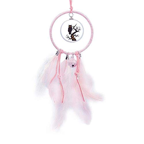 Atrapasueños con forma de búho ideal para decorar paredes en Halloween 2