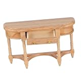 Portable et pratique : la taille compacte table la rend facile à transporter et à ranger, permettant aux enfants de profiter jeu de maison de poupée à tout moment, n'importe où, mini meuble, mini bureau de poupée