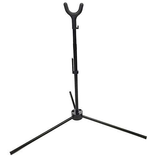 Weatlake Aluminum Archery Recurve Bow Stand Holder Longbow Rack Hanger Foldable Hunting