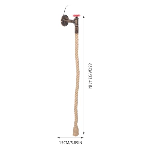 Base de lámpara de pared Cabilock para renovar la decoración rústica de casa 3