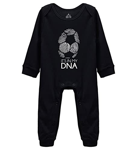 Image of Soccer It's in My DNA Baby Onesie Short/Long Sleeve Unisex Rompers Bodysuit