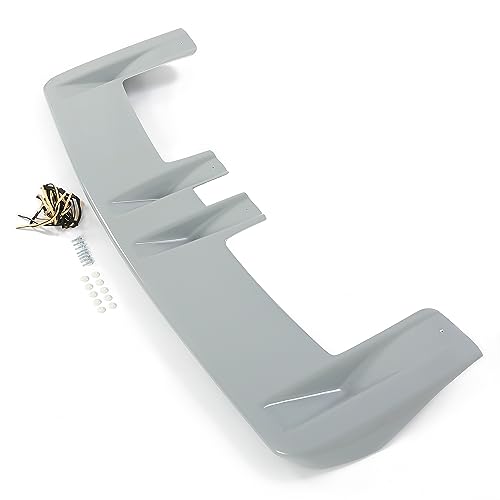 HECASA Cab Sun Visor Compatible with 1999-2016 Ford F-250 F-350 F-450 F-550 Super Duty ABS Plastic Gray