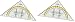 Herlitz 8700304 Geometrie-Dreieck aus transparenter Kunststoff, klein (Packung mit 2)