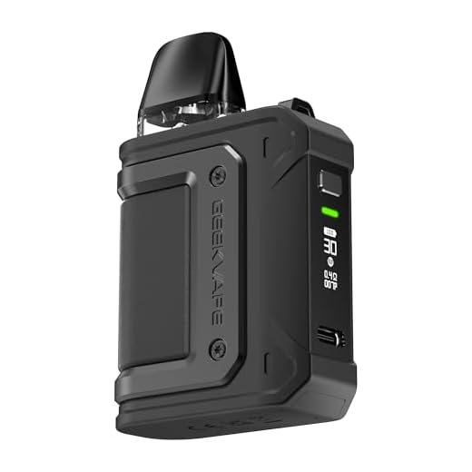GEEKVAPE Aegis Hero Q Vape Kit - E-cigarette Starter Vape Kit, Long Lasting 1300mAh Battery, Adjustable Airflow, Inhale and Button Activation, Multiple Modes, MTL And DTL Vaping, No Nicotine (Black)
