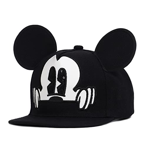 Uivic Boys Girls Mouse Ear Baseball Cap Kids Cute Cartoon Adjustable Snapback Trucket Hat for Children Ages 2-12 (#2)